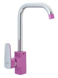 Кух.смеситель Ekko E40302 с гайкой , фиолетовый